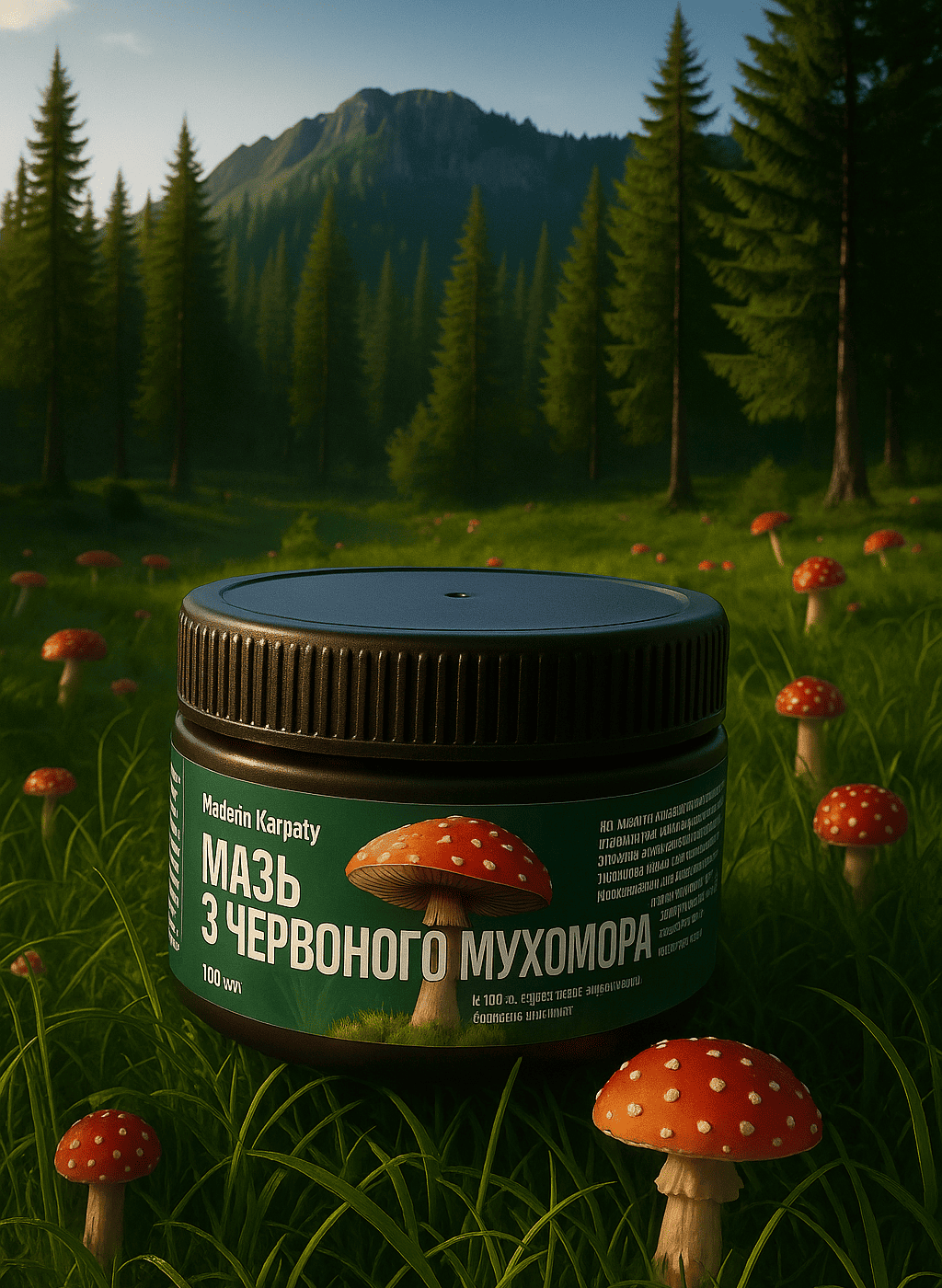 Мазь з червоного мухомора